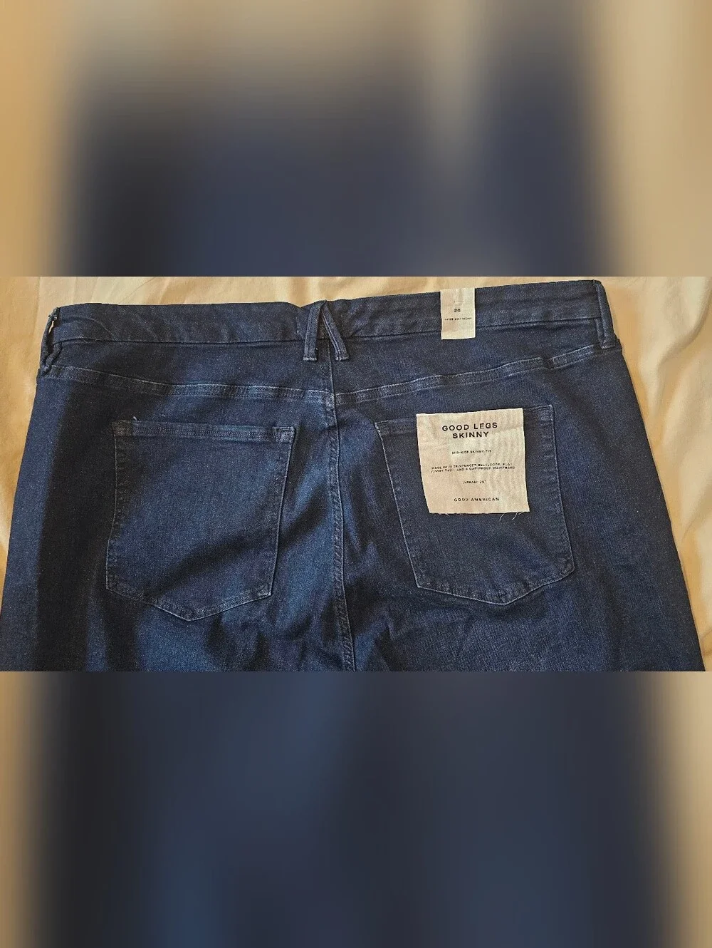Good American Skinny Jeans - Dark Indigo Womens Plus Size 26
